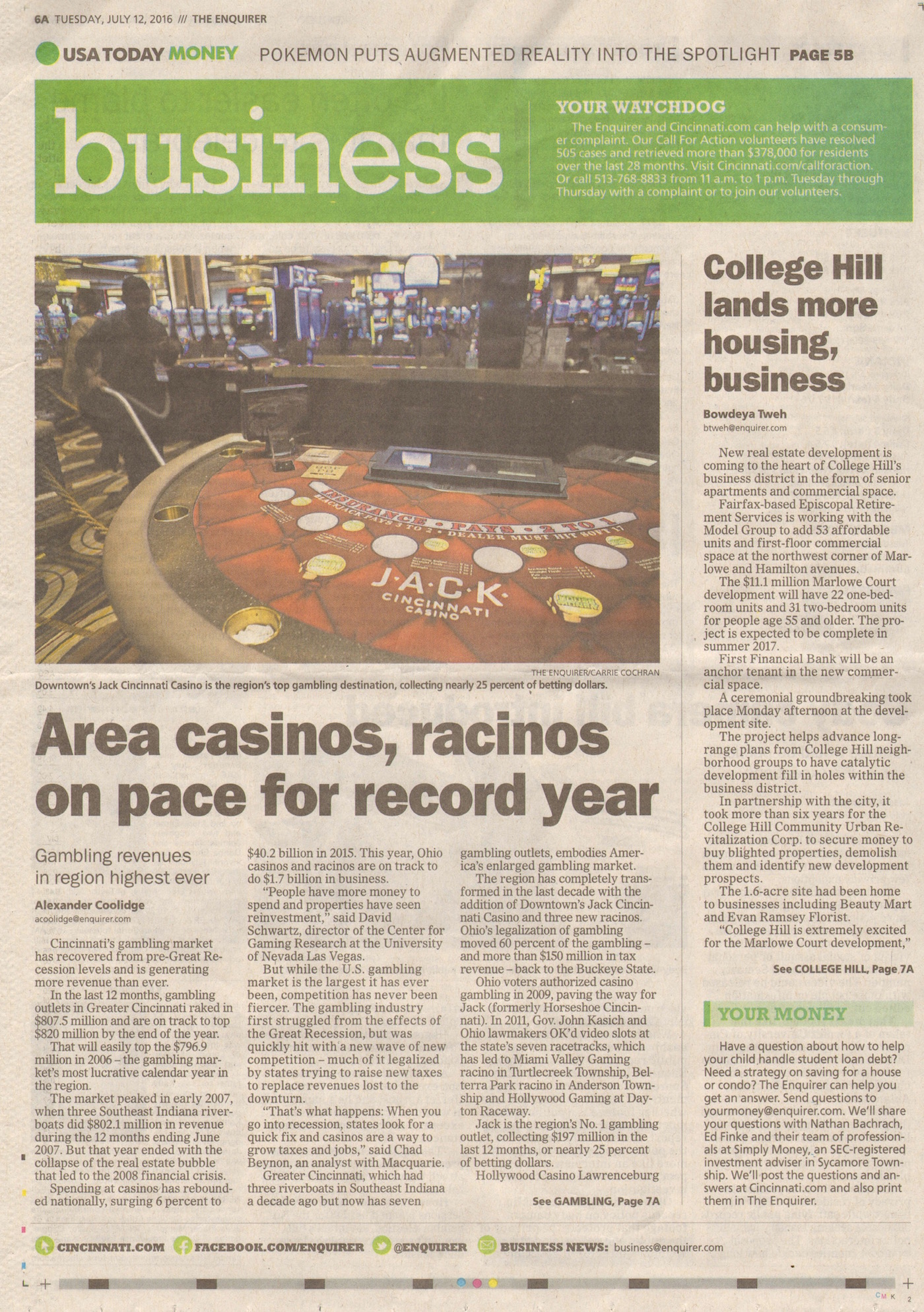 Affordable Living by Episcopal Retirement Services ERS Marlowe Court groundbreaking Cincinnati Enquirer 7.11.16