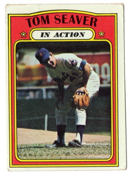 1972 Tom Seaver Topps 446 In Action