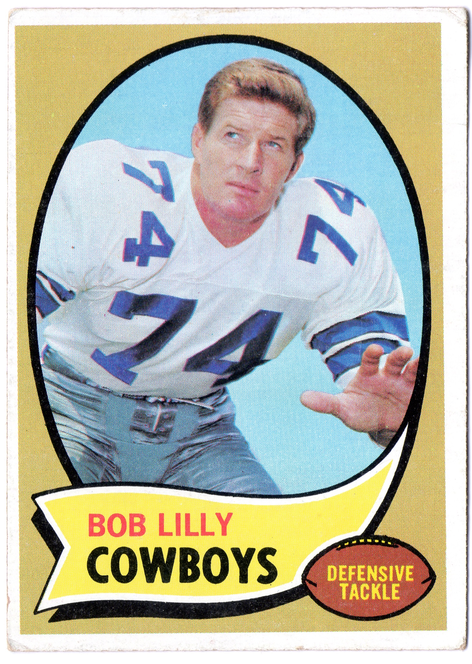 1970 Bob Lilly Topps 87 AndyHemmerDotCom