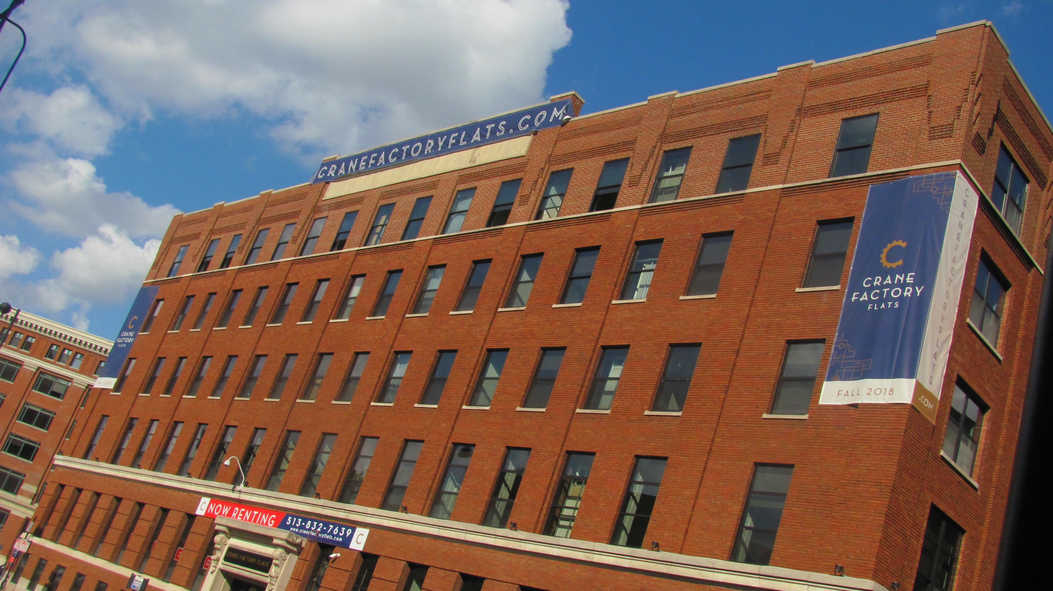 Crane Factory Flats new Downtown Cincinnati Living from Rookwood Properties opening Fall 2018