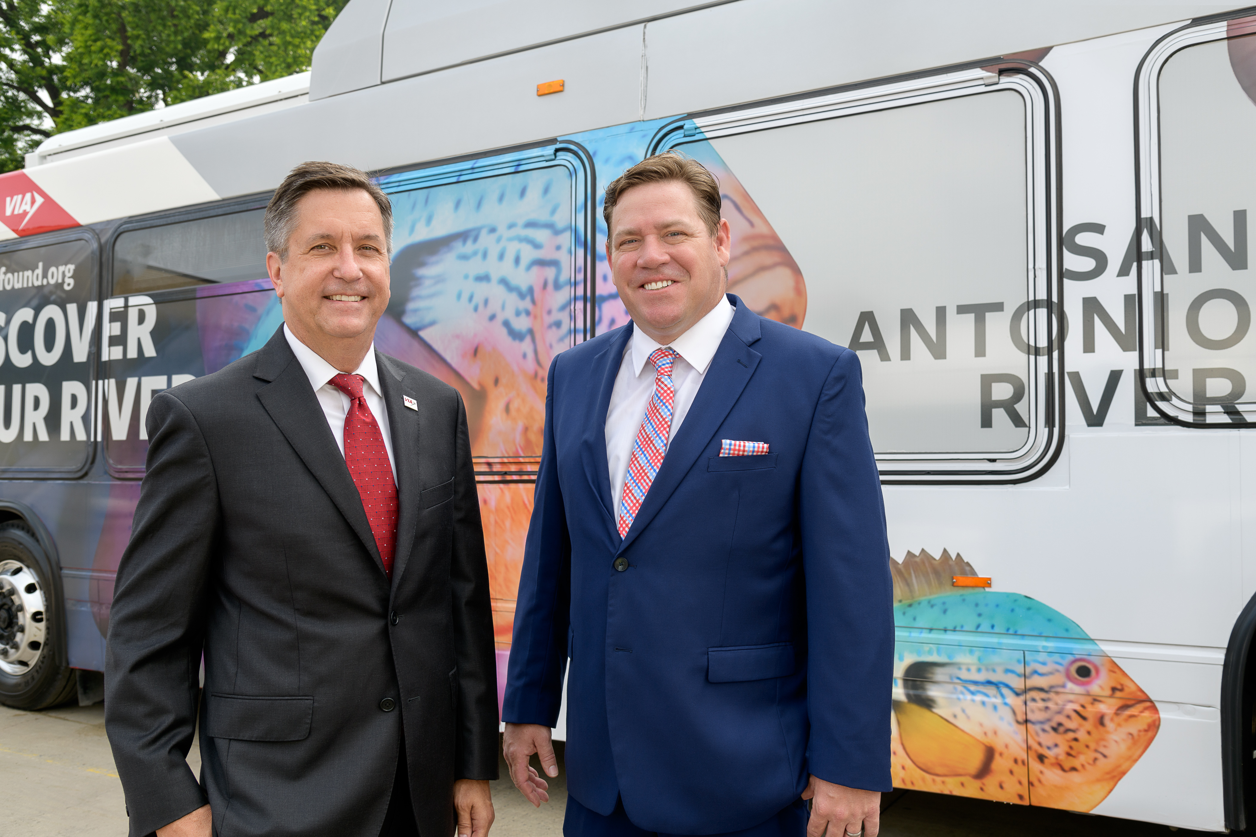 Rick L'Amie, VIA Director of Marketing and Jason Klare, AdSposure VP of Sales