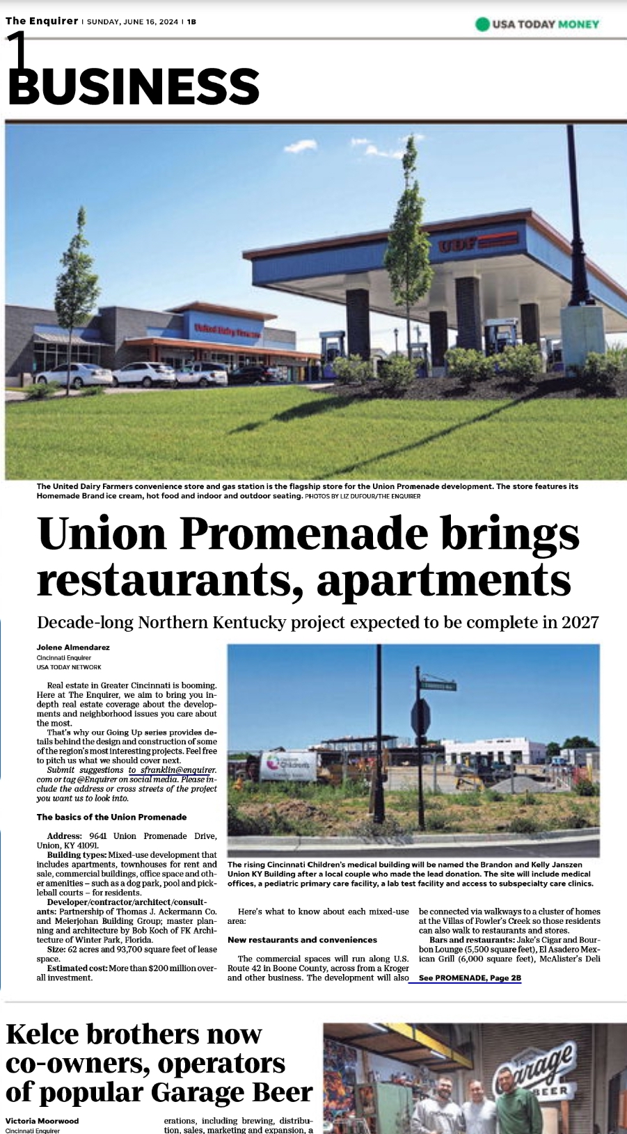 Sunday Enquirer Business section 6.16.24